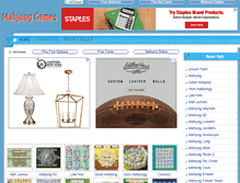 Tablet Screenshot of mahjongallery.com